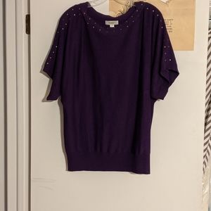 Purple Dressbarn Sweater - Size 1X (W)